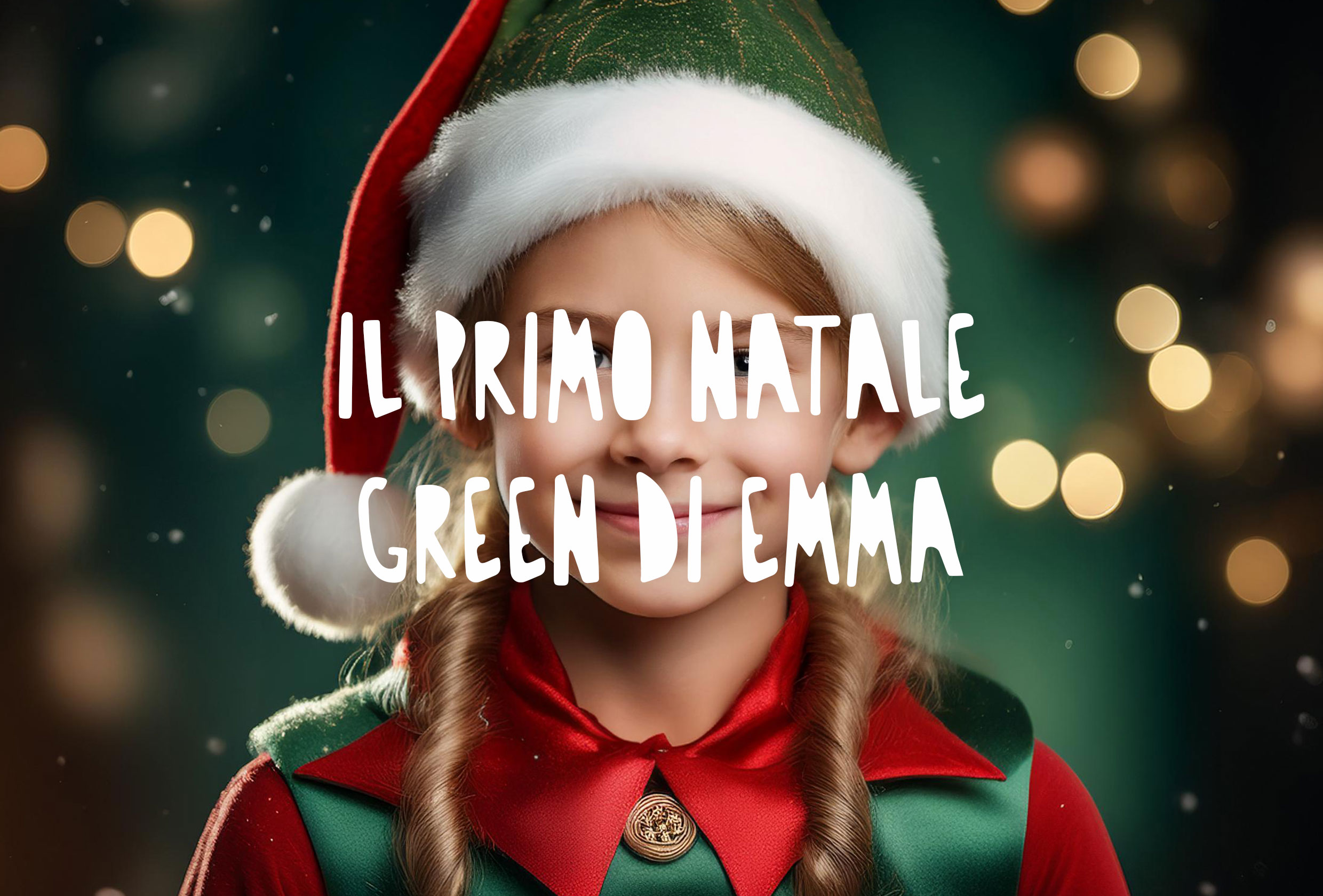 Bambina vestita da folletto
